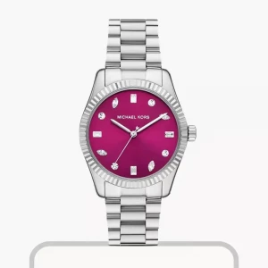 Michael Kors Lexington Pink Dial Casual Ladies Watch